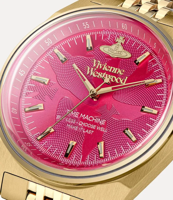 Vivienne Westwood Watches WomenMen Lady Sydenham Watch Goldpink