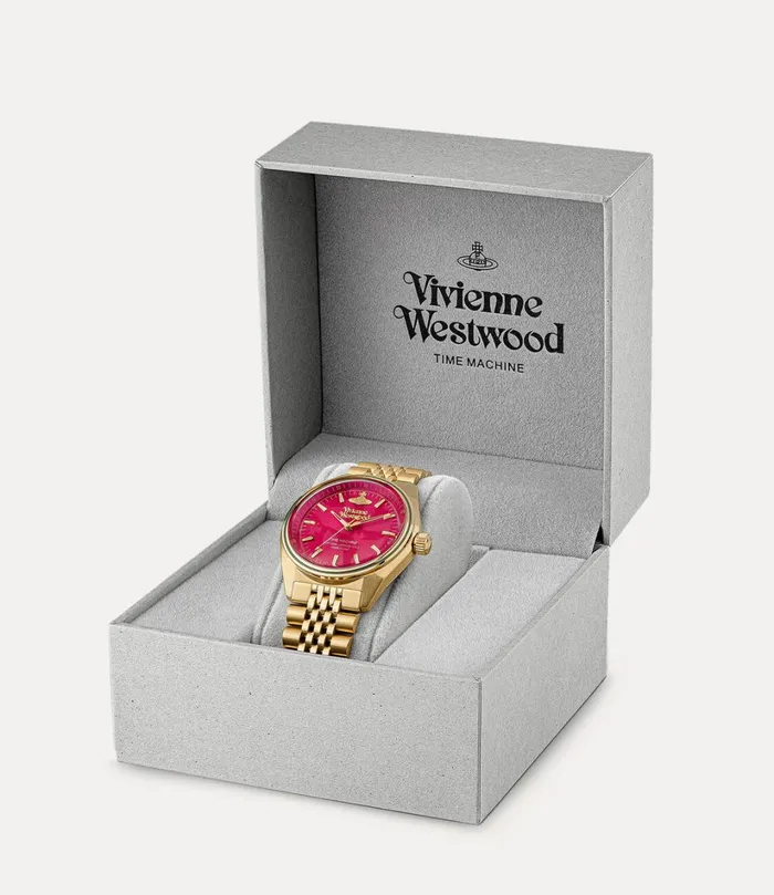 Vivienne Westwood Watches WomenMen Lady Sydenham Watch Goldpink