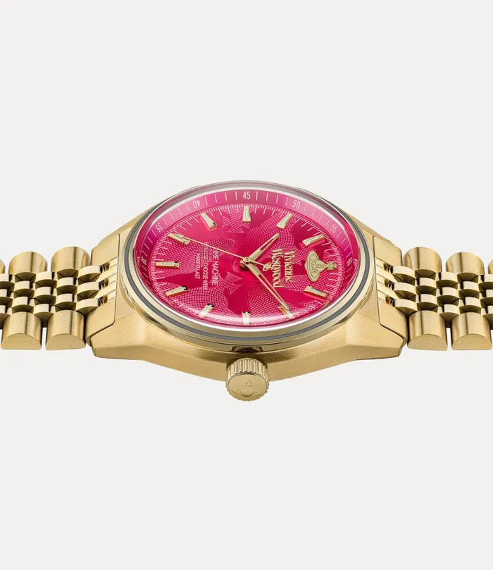 Vivienne Westwood Watches WomenMen Lady Sydenham Watch Goldpink