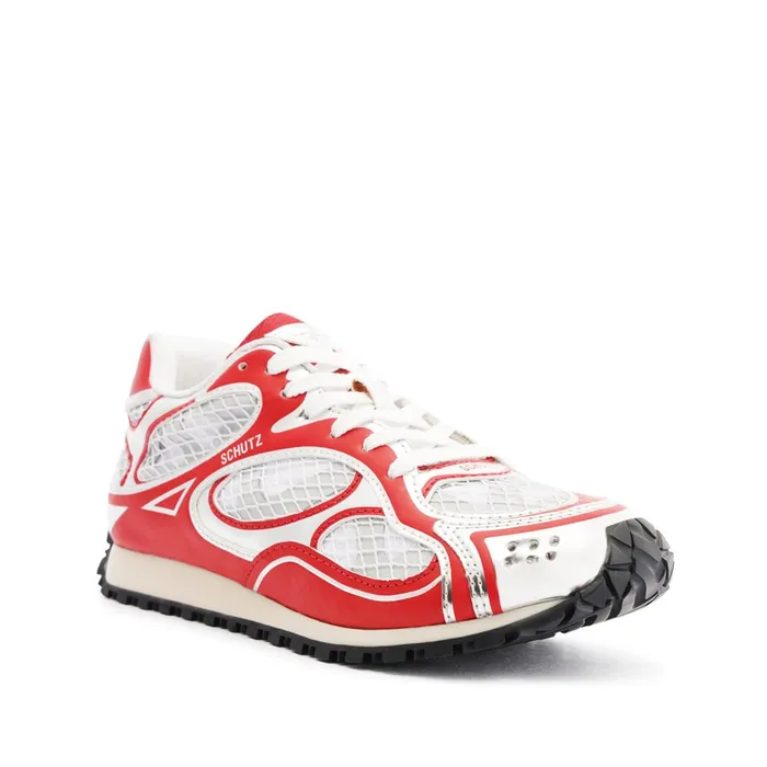Wave Sneaker Red Women Schutz Shoes Sneakers