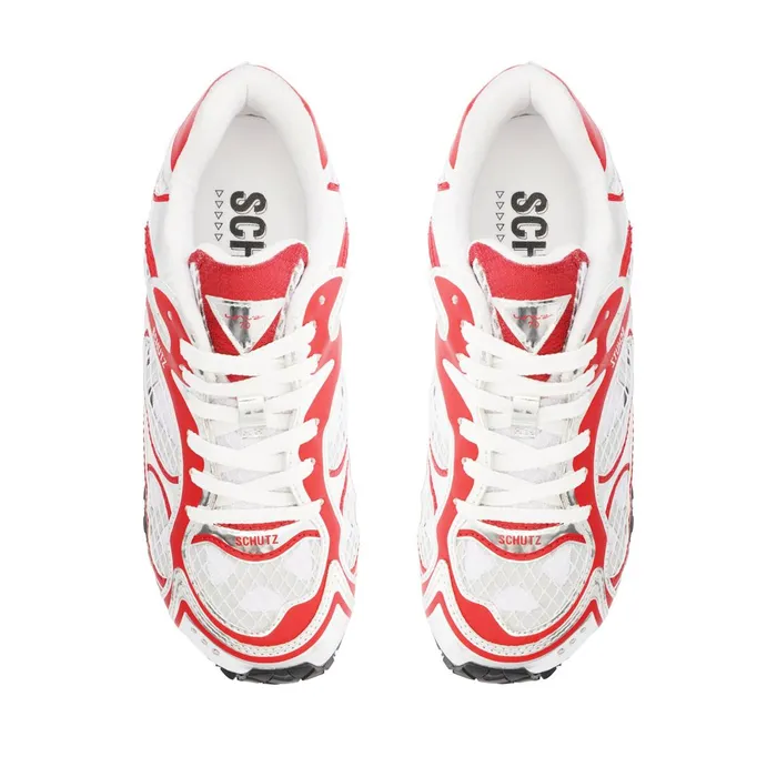 Wave Sneaker Red Women Schutz Shoes Sneakers