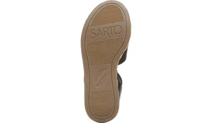Wedge Sandals Women Franco Sarto Sarto Demi 2 Platform Wedge Sandal Black Leather