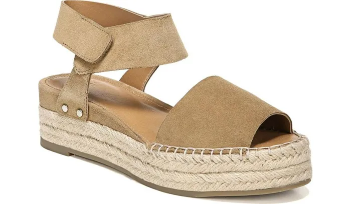 Wedge Sandals Women Franco Sarto Sarto Oak Espadrille Sandal Toasted Barley Suede Wedge Sandals Women Franco Sarto Sarto Oak Espadrille Sandal Toasted Barley Suede