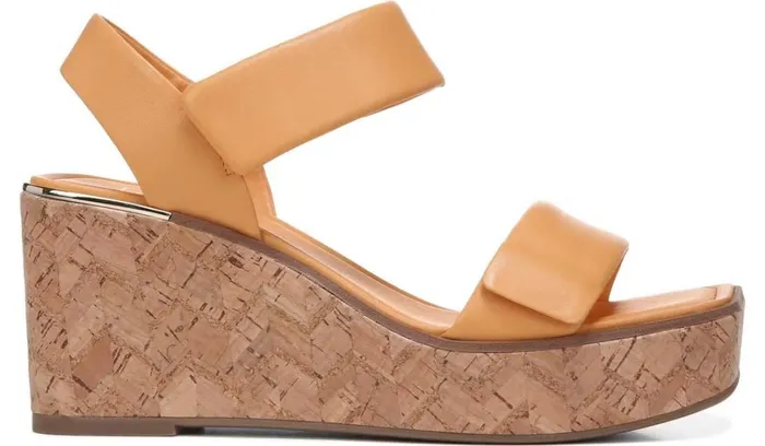 Wedges Women Franco Sarto Franco Sweety Platform Wedge Sandal Cantaloupe Leather