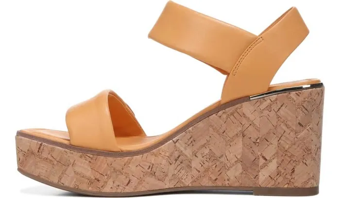 Wedges Women Franco Sarto Franco Sweety Platform Wedge Sandal Cantaloupe Leather