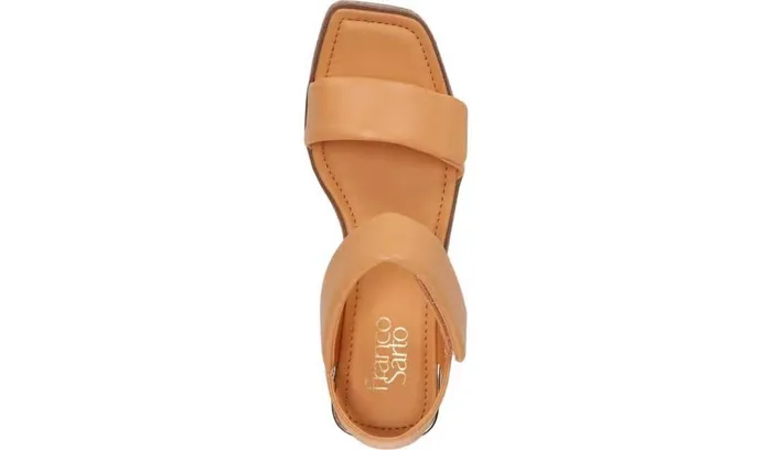 Wedges Women Franco Sarto Franco Sweety Platform Wedge Sandal Cantaloupe Leather