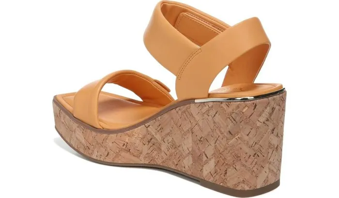 Wedges Women Franco Sarto Franco Sweety Platform Wedge Sandal Cantaloupe Leather