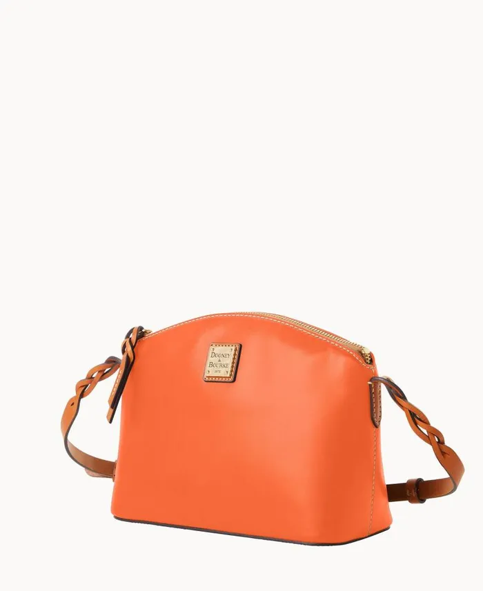 Wexford Leather Penny Crossbody Coral Woman Dooney and Bourke Crossbodies Wexford Leather Penny Crossbody Coral Woman Dooney and Bourke Crossbodies