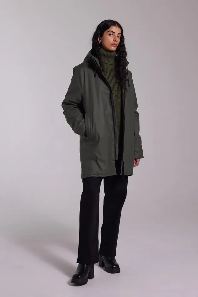 Winter Coats Women Stutterheim Stockholm Winter Jacket Green
