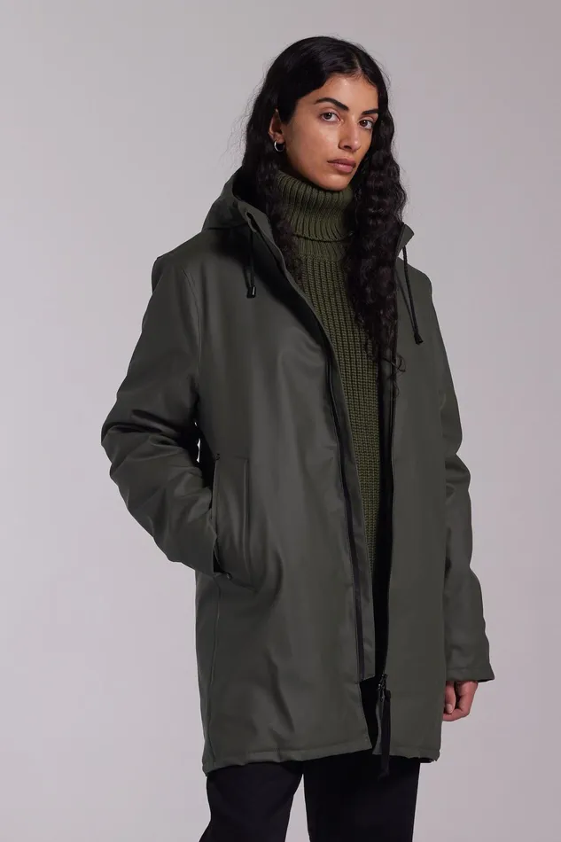 Winter Coats Women Stutterheim Stockholm Winter Jacket Green