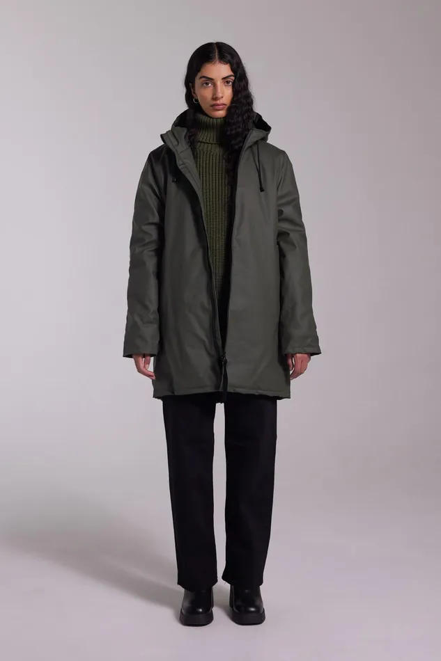 Winter Coats Women Stutterheim Stockholm Winter Jacket Green