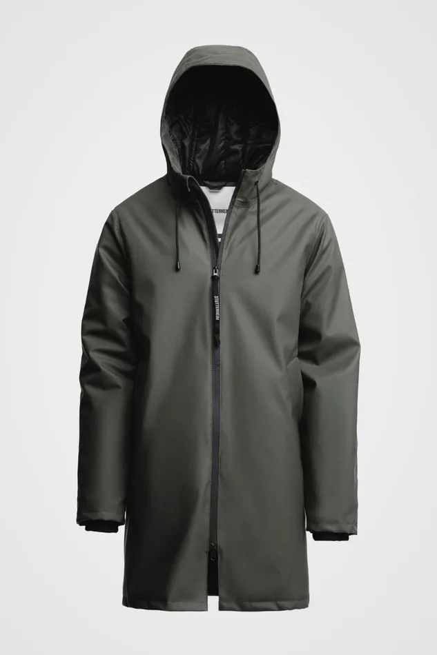 Winter Coats Women Stutterheim Stockholm Winter Jacket Green