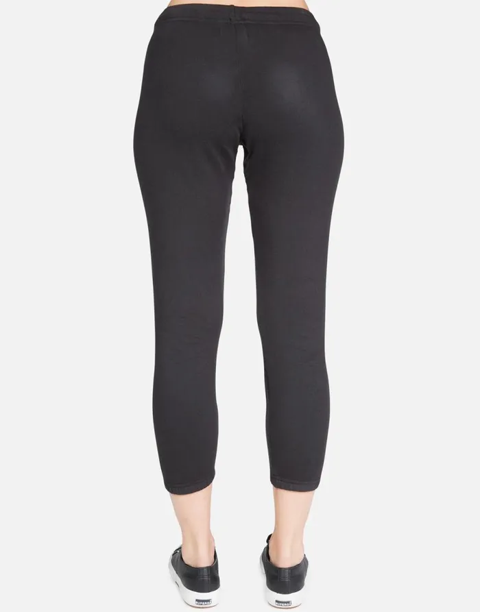 Women039s Alana Cali Dreaming Onyx Lauren Moshi Crop Sweatpants