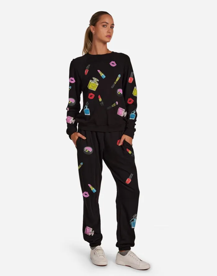 Women039s Anela Beauty School Drop Out Black Lauren Moshi Long Sleeve