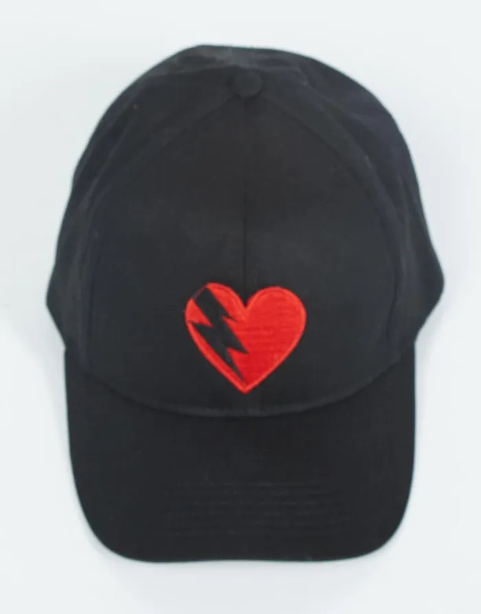 Women039s Bay Lightning Heart Black Lauren Moshi Hats