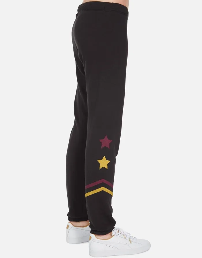 Women039s Brynn Dripping Star Onyx Lauren Moshi Long Sweatpants