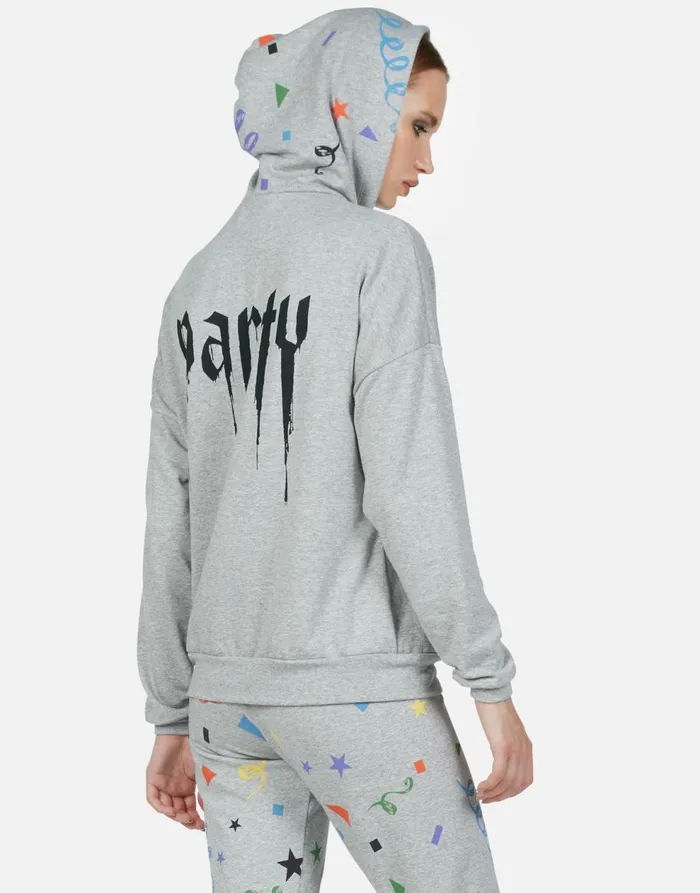 Women039s Corinne Happy Party Heather Grey Lauren Moshi Hoodies