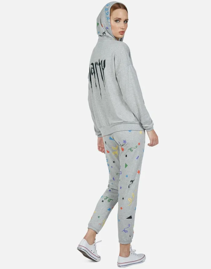 Women039s Corinne Happy Party Heather Grey Lauren Moshi Hoodies