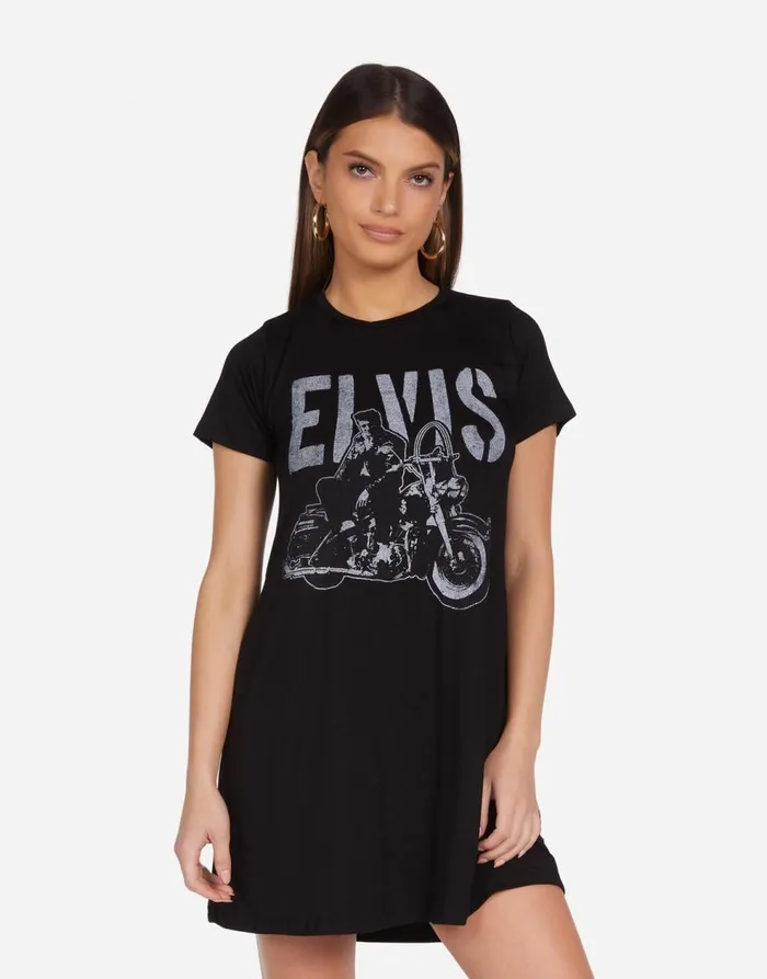 Women039s Dania Vintage Elvis Black Lauren Moshi Dresses