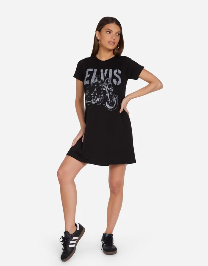 Women039s Dania Vintage Elvis Black Lauren Moshi Dresses