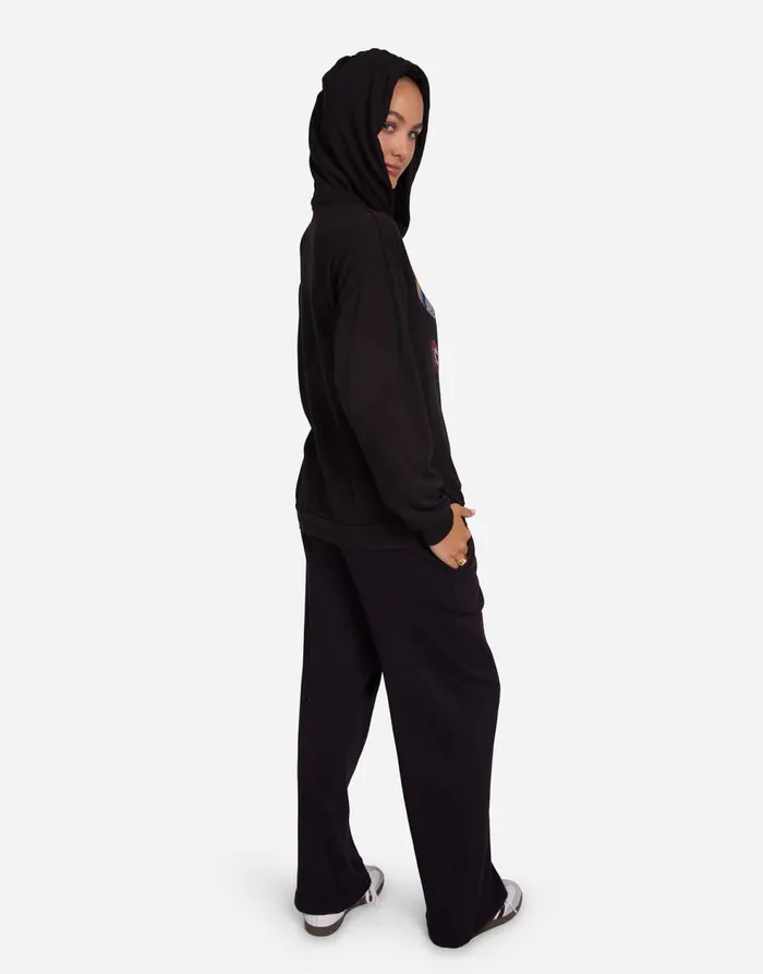 Women039s Harmony Crystal Rainbow Evil Eye Black Lauren Moshi Long Sleeve