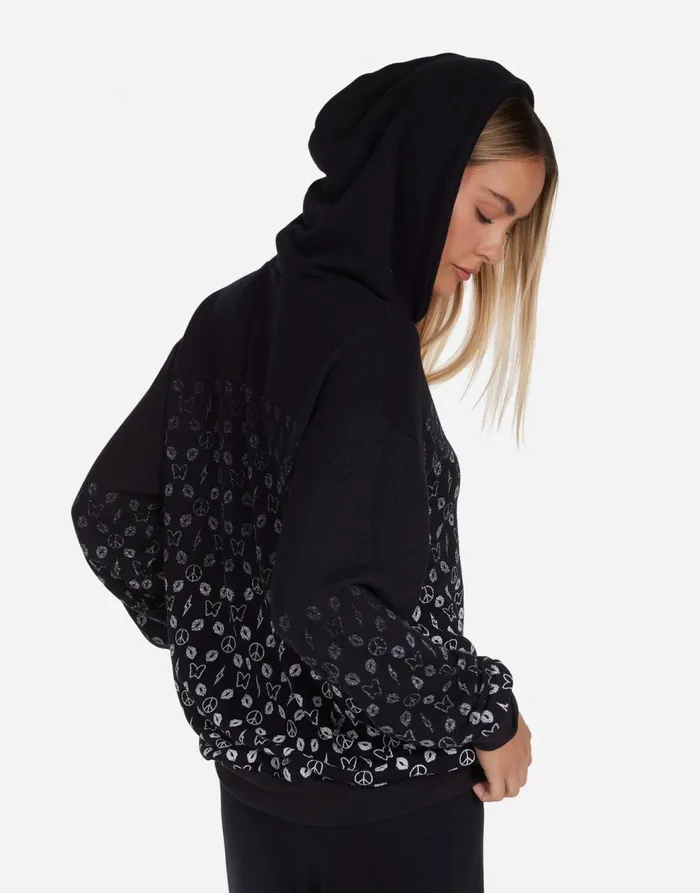 Women039s Harmony Designer Elements Onyx Lauren Moshi Hoodies
