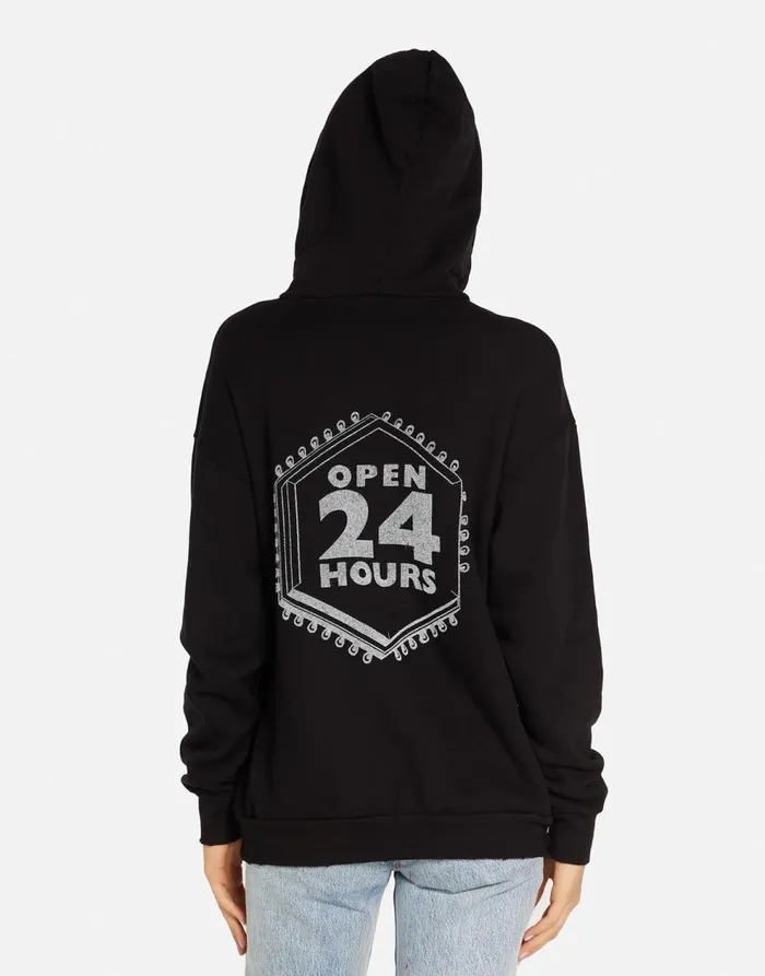 Women039s Harmony Mels DriveIn Black Lauren Moshi Hoodies