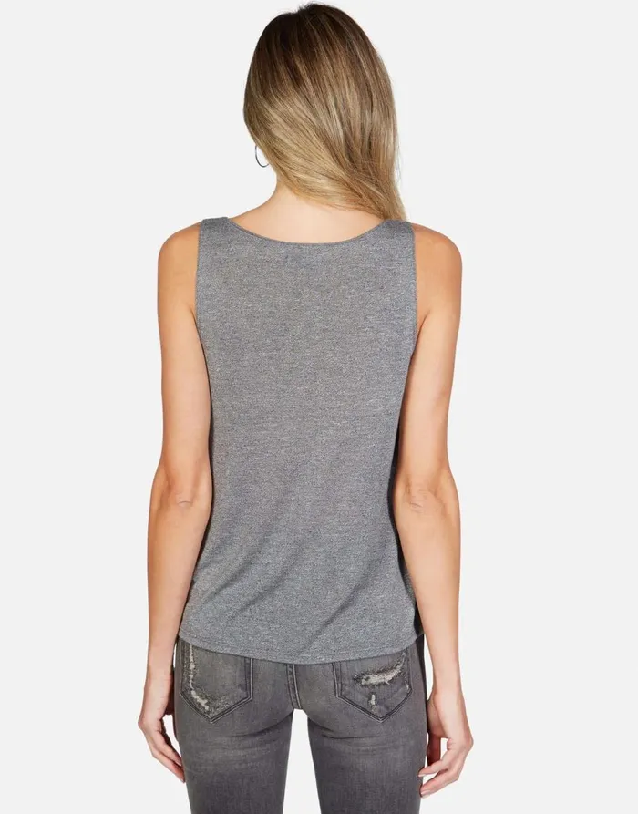 Women039s Julianna Rainbow Horseshoe Heather Grey Lauren Moshi Tanks