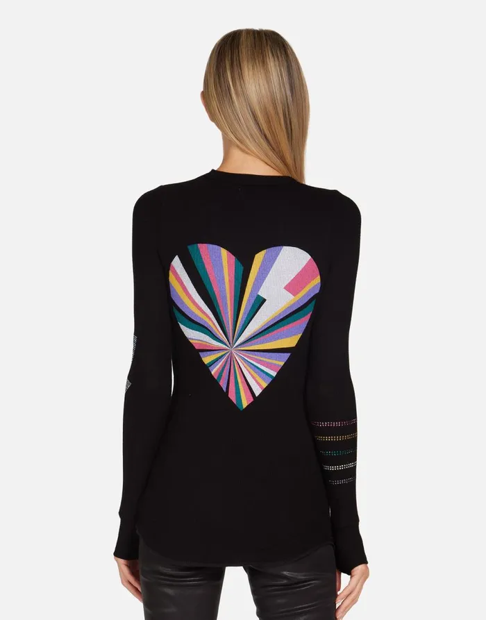 Women039s McKinley Rays Of Love Black Lauren Moshi Long Sleeve