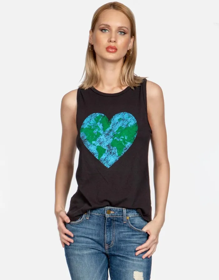 Women039s Peyton X World Love Onyx Lauren Moshi Tanks