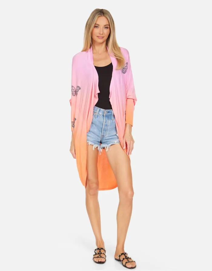 Women039s Ramona Butterfly Hamsa Tropical Sunset Lauren Moshi Sweaters and Knits