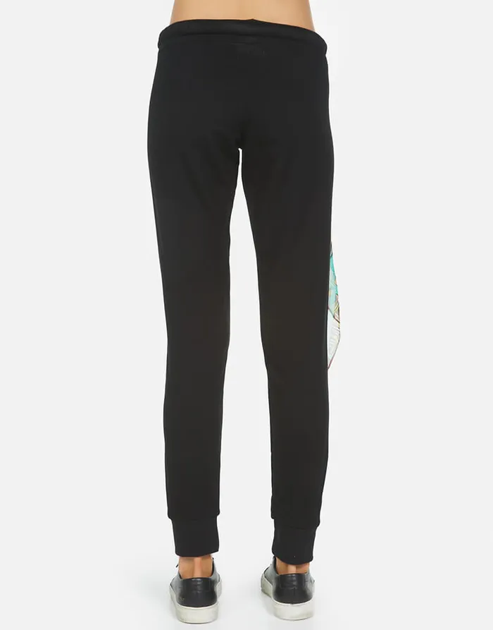 Women039s Rosario Scarf Black Lauren Moshi Long Sweatpants