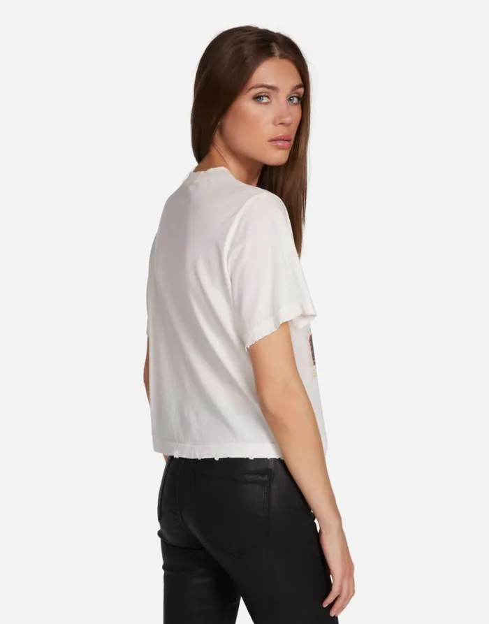 Women039s Rue Tom Petty Rock N Roll Milk Lauren Moshi Short Sleeve