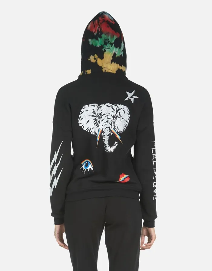 Women039s Sonoma Elephant Bolt Elements Blackprimary Splash Lauren Moshi Hoodies