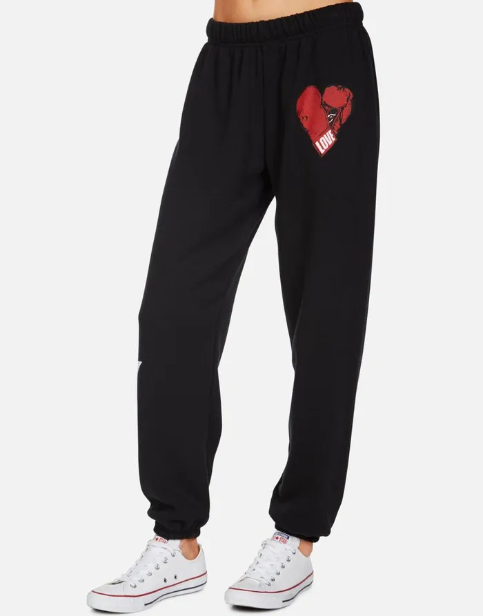 Women039s Tanzy Love Boxing Black Lauren Moshi Long Sweatpants