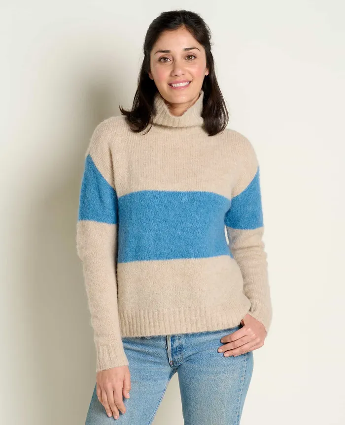 Women8217s Toddy TNeck Sweater Glacier Sweaters ToadandCo