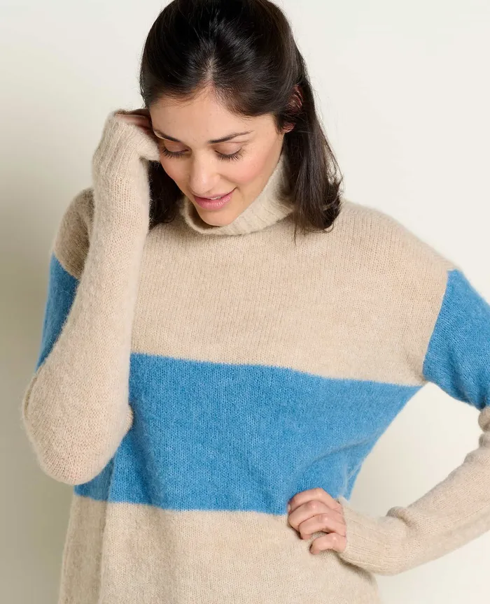 Women8217s Toddy TNeck Sweater Glacier Sweaters ToadandCo