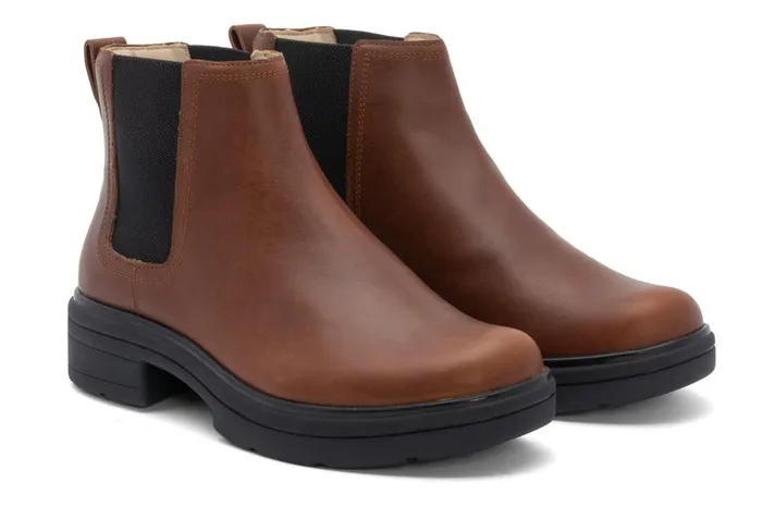 Women ABEO Footwear Boots Vista Chelsea Dark Tan Women ABEO Footwear Boots Vista Chelsea Dark Tan