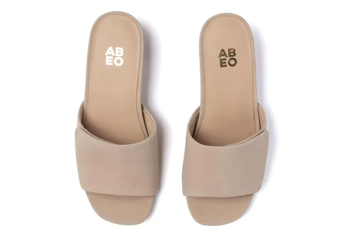Women ABEO Footwear Dress Avenue Slide Cuban Sand Suede Women ABEO Footwear Dress Avenue Slide Cuban Sand Suede