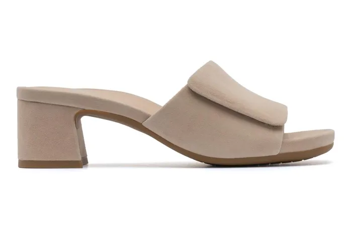 Women ABEO Footwear Dress Avenue Slide Cuban Sand Suede Women ABEO Footwear Dress Avenue Slide Cuban Sand Suede