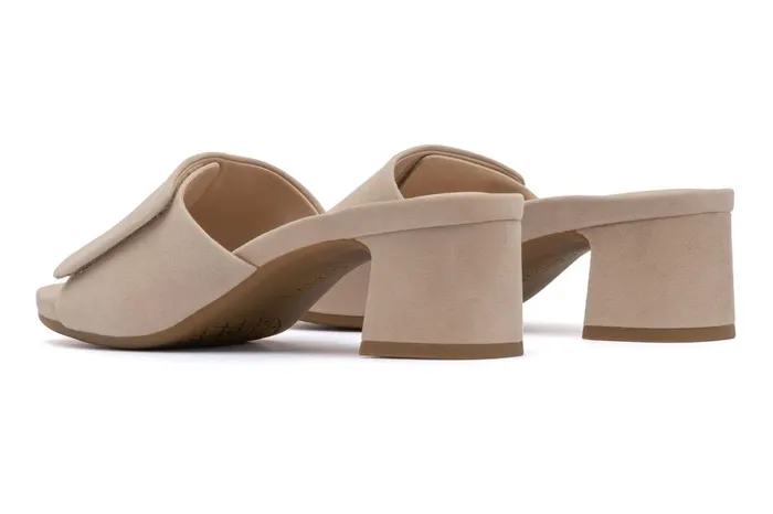 Women ABEO Footwear Dress Avenue Slide Cuban Sand Suede Women ABEO Footwear Dress Avenue Slide Cuban Sand Suede