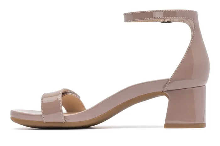 Women ABEO Footwear Dress Avenue Strap Tan Patent Women ABEO Footwear Dress Avenue Strap Tan Patent