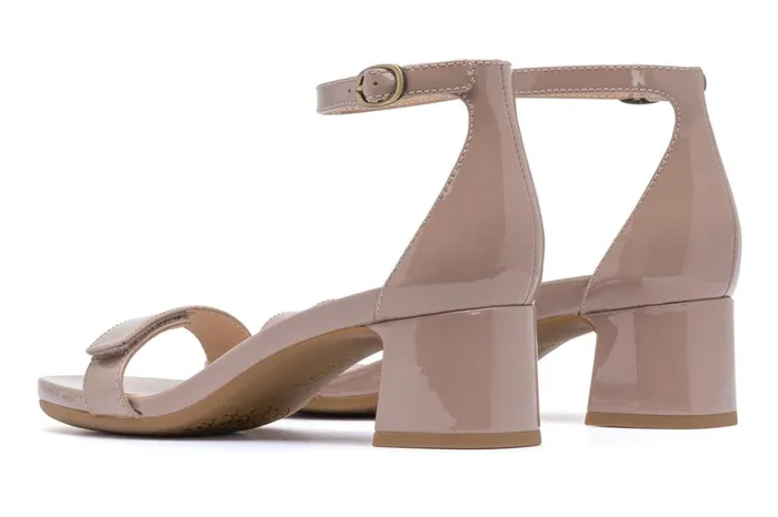 Women ABEO Footwear Dress Avenue Strap Tan Patent Women ABEO Footwear Dress Avenue Strap Tan Patent