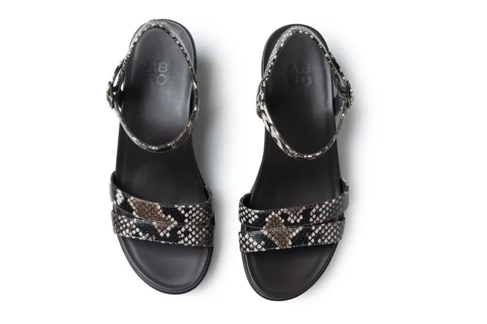 Women ABEO Footwear Dress Faith Natural Snake