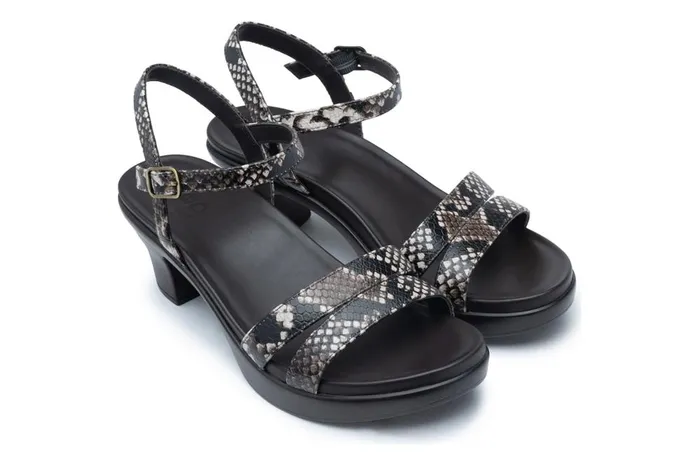 Women ABEO Footwear Dress Faith Natural Snake