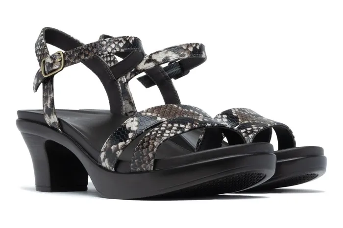 Women ABEO Footwear Dress Faith Natural Snake