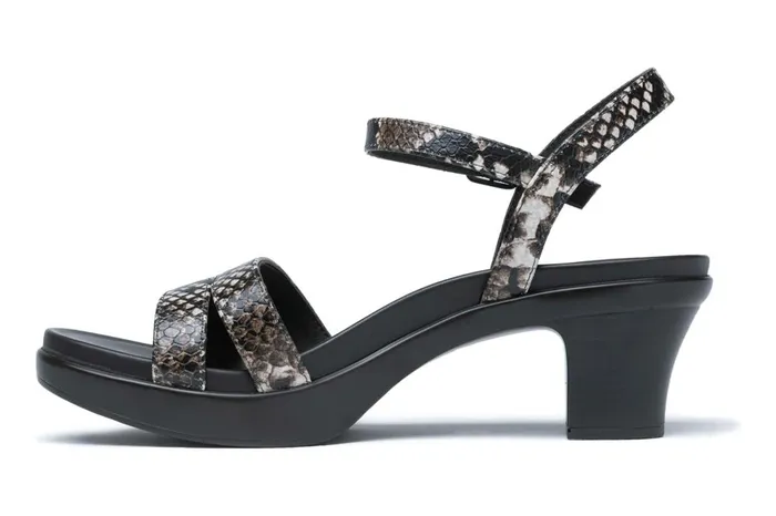 Women ABEO Footwear Dress Faith Natural Snake