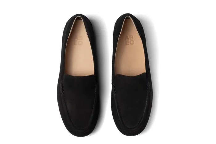 Women ABEO Footwear Dress Harbor Black Nubuck Women ABEO Footwear Dress Harbor Black Nubuck