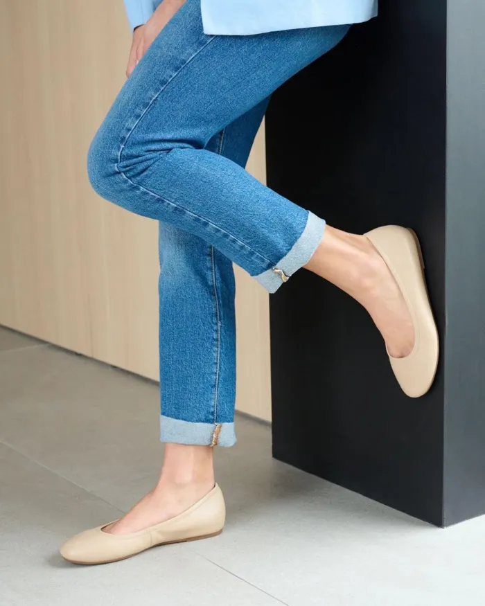 Women ABEO Footwear Dress Promenade Flat White Women ABEO Footwear Dress Promenade Flat White