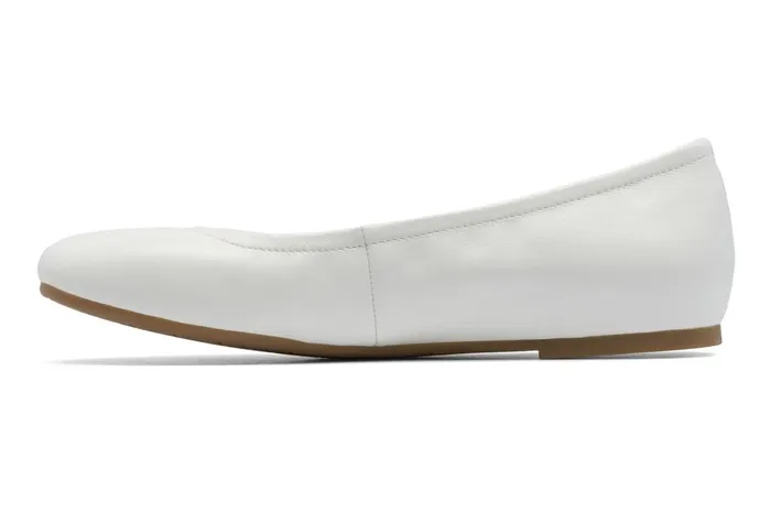 Women ABEO Footwear Dress Promenade Flat White Women ABEO Footwear Dress Promenade Flat White